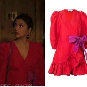 🎥 guilty party TV show TANYA TAYLOR sasha dress size 2